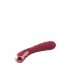 Jaimy D. Single - vibrator cu acumulator pentru punctul G, striat (bordo) 