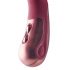 Jaimy D. Single - vibrator cu acumulator pentru punctul G, striat (bordo) 