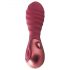 / Dinky Jody F. Mini - vibrator mic cu acumulator, cu nervuri (burgund)