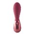 Dinky Jody F. Mini - vibrator mini cu nervuri, reîncărcabil (burgund) 