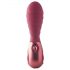 / Dinky Jody F. Mini - vibrator mic cu acumulator, cu nervuri (burgund)