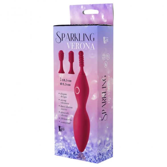 Sparkling Verona - set vibrator clitoridian cu acumulator (4 piese) 