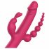 Vibrator Dreamtoys Anywhere Pleasure - reincarcabil, cu 4 brate (roz) 