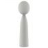 Nude Luna - mini vibrator cu acumulator tip wand (gri)