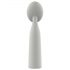 Nude Luna - mini vibrator cu acumulator tip wand (gri)