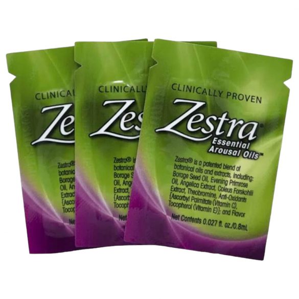 Zestra - gel intim stimulant pentru femei (3 x 0,8ml) 