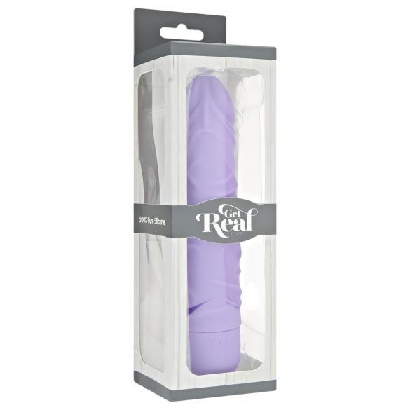 Vibrator realist din silicon - Classic Get Real (mov) 