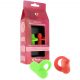 FEELZTOYS Mycero - set vibrator deget - verde-roșu (2 buc) 