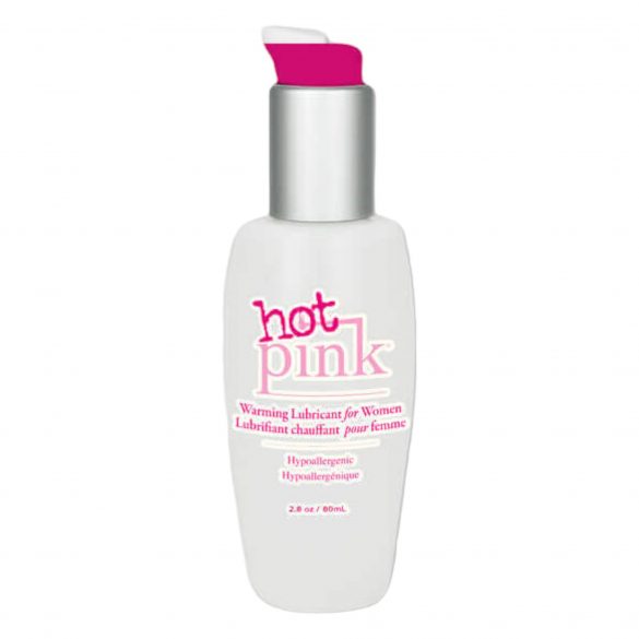 Lubrifiant încălzitor pe bază de apă - Hot Pink (80 ml) 