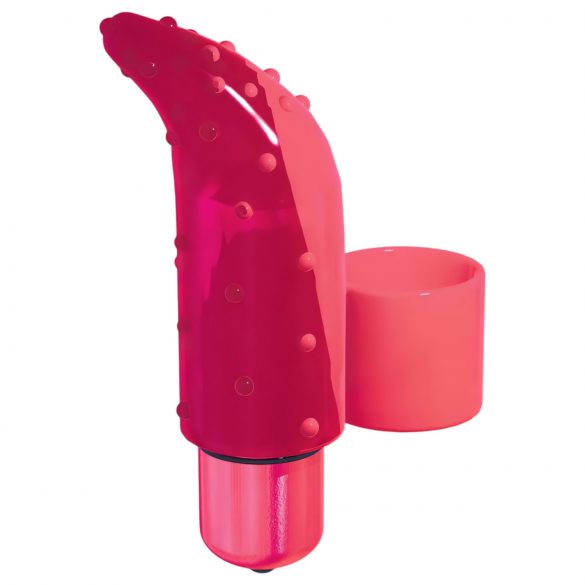 Vibrator de deget impermeabil (roz) 