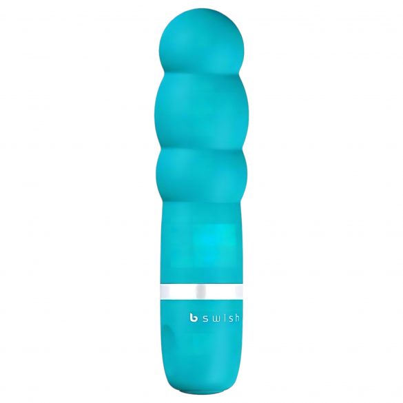 B SWISH Bcute Pearl - vibrator rezistent la apă cu perle (turcoaz)