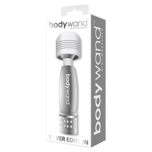 Vibrator mini masaj Bodywand (argintiu) 