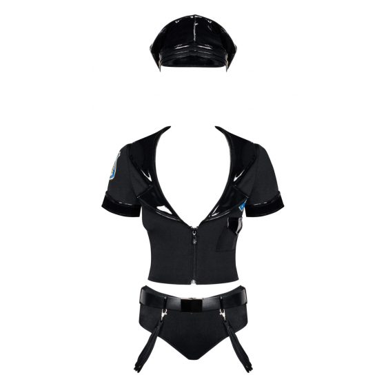 Obsessive Police - set costum de polițistă (S/M)