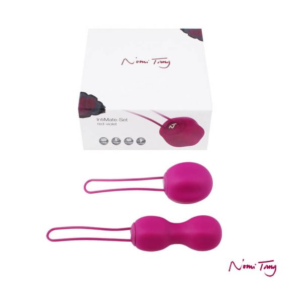 Set de 2 bile Kegel Nomi Tang Intimate (violete) 