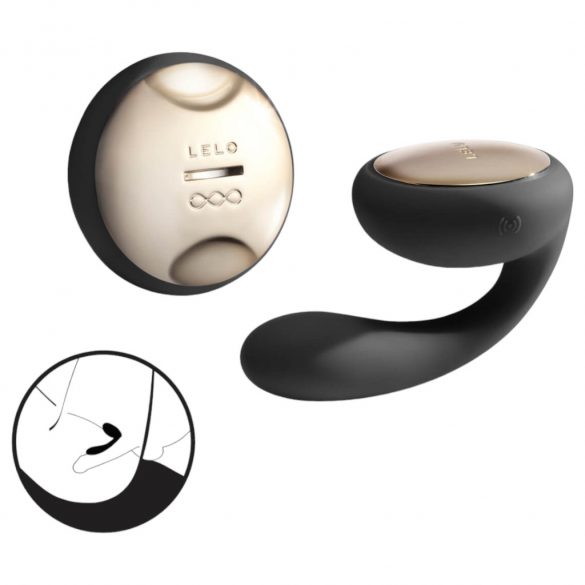 LELO Ida - vibrator rotativ pentru cupluri (negru) 