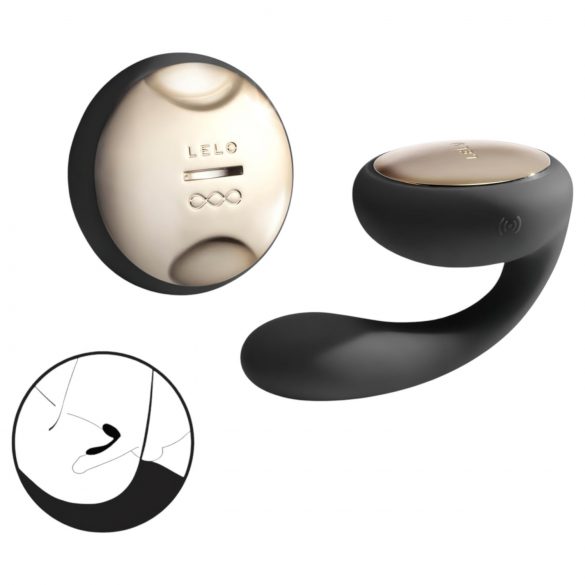 LELO Ida - vibrator rotativ pentru cupluri (negru) 