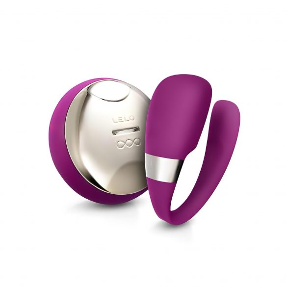 LELO Tiani 3 - vibrator pentru cupluri din silicon (mov) 