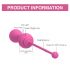 Magic Motion Kegel Master - Duo de bile inteligente Kegel (mov) 