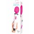 Bodywand Aqua Wand - vibrator masaj impermeabil (alb-roz)