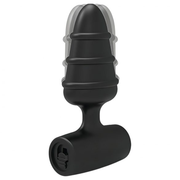 Vibromasor anal mini - Love Plug (negru) 