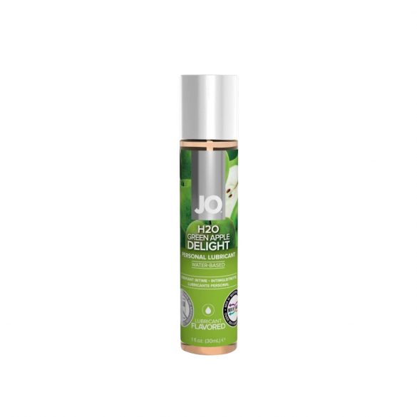 Lubrifiant pe bază de apă JO H2O cu aromă de măr verde (30ml) 