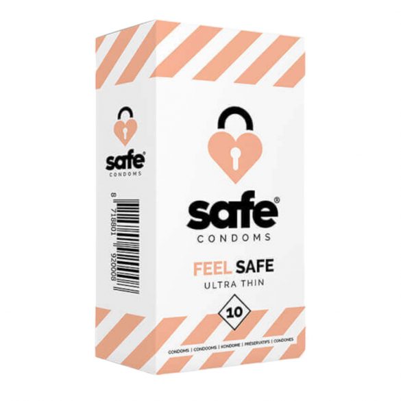 SAFE Feel Safe - prezervative subțiri (10 buc) 