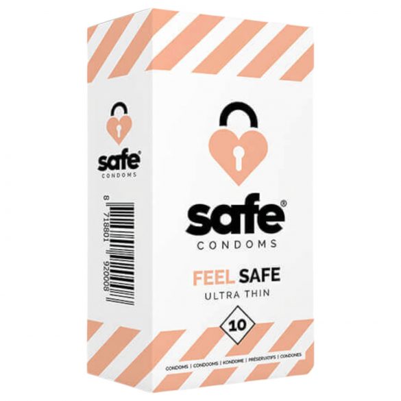 SAFE Feel Safe - Prezervative subțiri (10 buc)