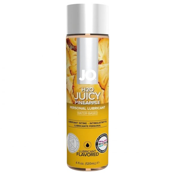 Lubrifiant pe bază de apă cu aromă de ananas JO H2O (120ml) 