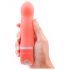 B SWISH Bdesired Deluxe - vibrator cu cap proeminent (coral) 