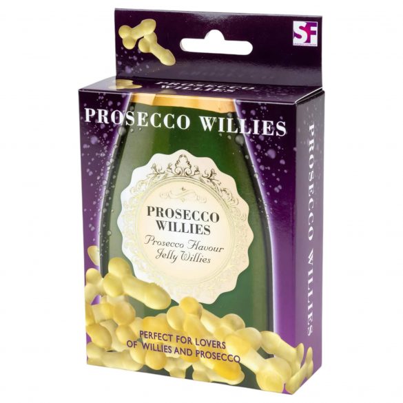 Prosecco Willies - jeleuri gumate cu aromă de șampanie (120g) 