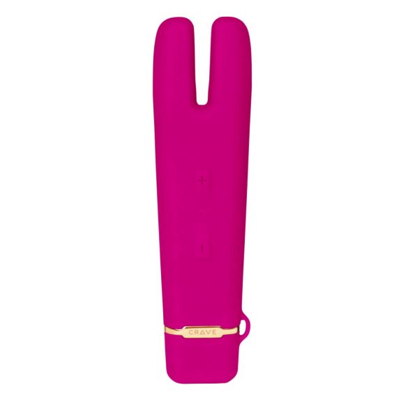 Crave Duet Flex - vibrator clitoridian reîncărcabil (roz)