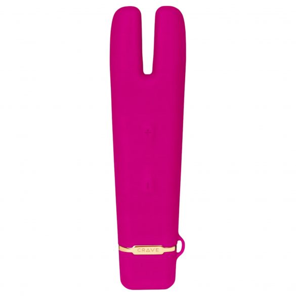 Crave Duet Flex - vibrator pentru clitoris reîncărcabil (roz)