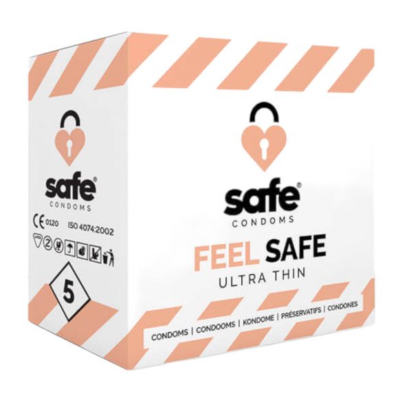 SAFE Feel Safe - prezervativ subțire (5 buc) 