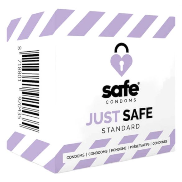 SAFE Just Safe - prezervative standard cu aromă de vanilie (5 buc) 