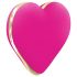 / RS Icons Heart - vibrator clitoridian cu acumulator (roz)