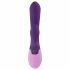 Vibrator Rianne Essential Xena - cu acumulator și stimulator clitoridian (mov închis) 