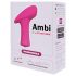 LOVENSE Ambi - vibrator inteligent pentru clitoris cu două motoare (roz) 