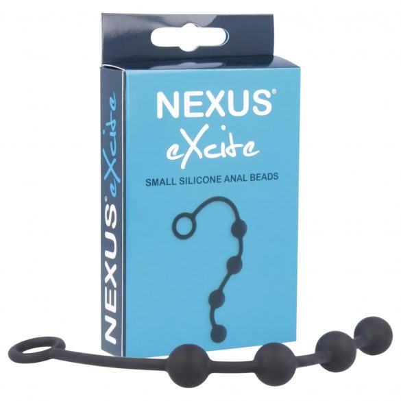 Nexus Excite - set mici de bile anale (4 bile) - negru 