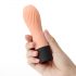 TENGA Iroha Zen - Vibrator din silicon super moale Hanacha (piersică) 