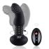 Nomi Tang - vibrator anal cu perle rotative (negru) 