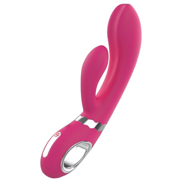 Vibrator Nomi Tang pentru punctul G cu stimulator clitoridian, reincarcabil (roz) 