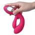 Vibrator Nomi Tang pentru punctul G cu stimulator clitoridian, reincarcabil (roz) 