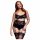 BACI Plus Size - set lenjerie din dantelă - negru (XL-XXL) 