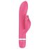 B SWISH Bwild Classic Bunny - vibrator cu stimulator clitoridian (roz) 