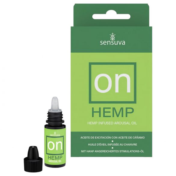 Sensuva Hemp - ulei intim pentru femei cu efect de furnicături (5 ml)