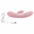 FEELZTOYS Lea - vibrator rezistent la apă cu două motoare, reîncărcabil (roz) 