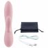 FEELZTOYS Lea - vibrator rezistent la apă cu două motoare, reîncărcabil (roz) 