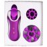 Vibrator oral rotativ Clitella de la FEELZTOYS - cu acumulator (mov) 