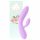 FEELZTOYS Lea - vibrator cu punct G, cu 2 motoare, rezistent la apa, cu acumulator (mov) 