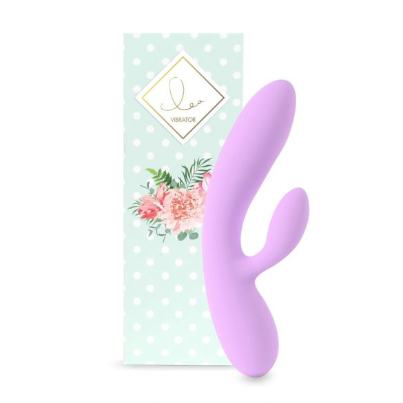 FEELZTOYS Lea - vibrator cu punct G, cu 2 motoare, rezistent la apa, cu acumulator (mov) 